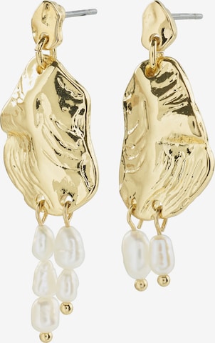 Boucles d'oreilles 'Bloom' Pilgrim en or : devant