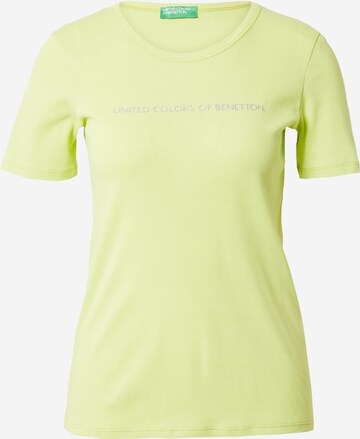 UNITED COLORS OF BENETTON Shirt in Groen: voorkant