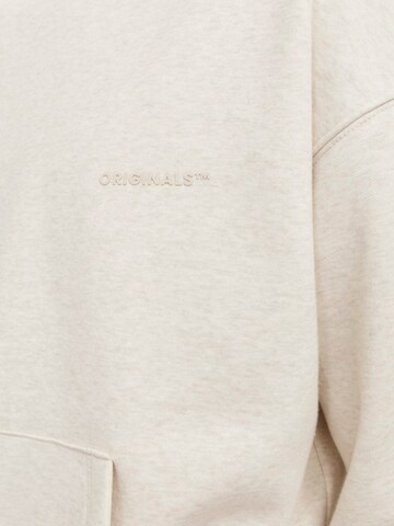 JACK & JONES Sweatshirt 'JORRIDGEWOOD' in Beige