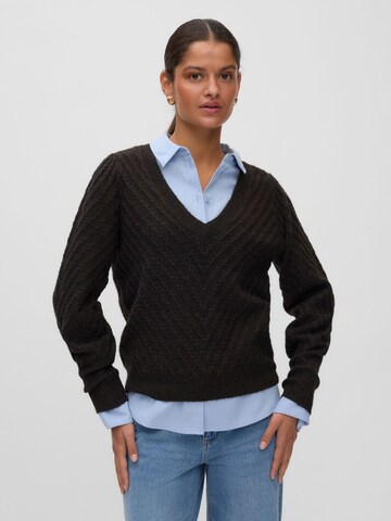 Pullover 'STINNA' di VERO MODA in marrone: frontale