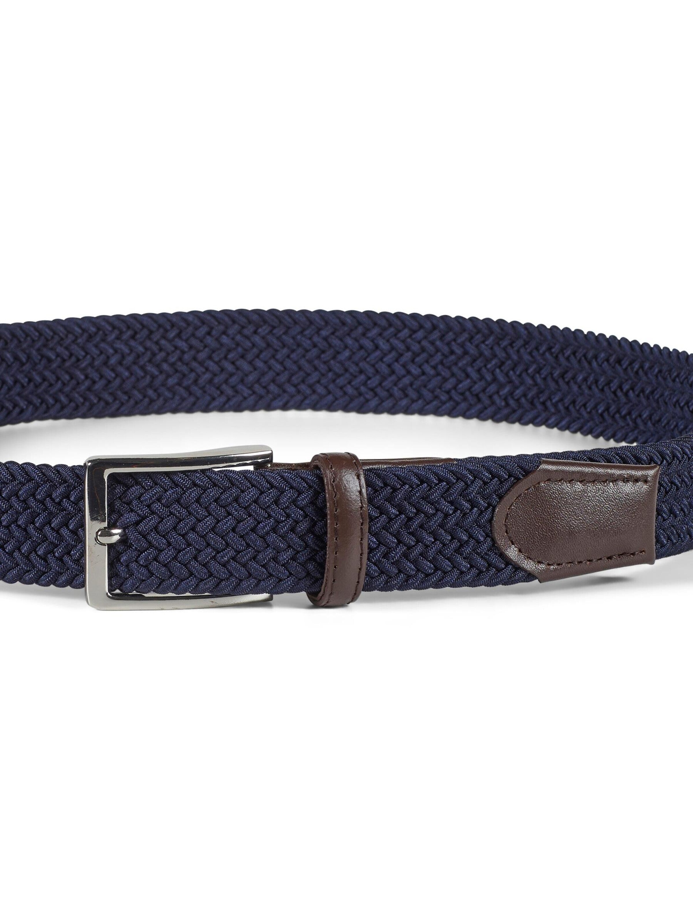 Howard London - Cinturón 'Braided Belt Marvin Navy' en azul