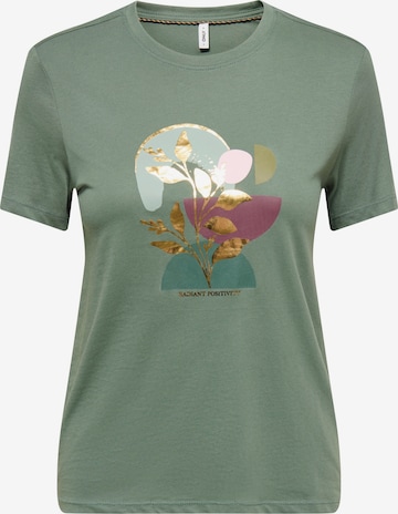 žalia ONLY Marškinėliai 'ONLKITA': priekis