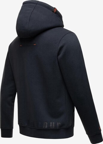 STONE HARBOUR Zip-Up Hoodie 'Jacobi Jamie' in Blue