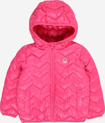 UNITED COLORS OF BENETTON Välikausitakki värissä vaaleanpunainen: etupuoli