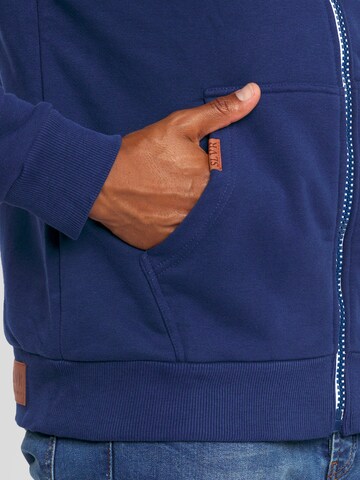 Alessandro Salvarini Sweatjacke 'Geenio' in Blau