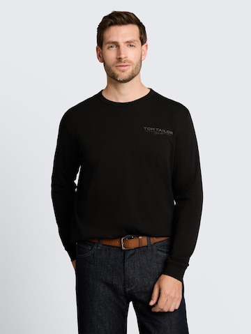 TOM TAILOR Shirt in Schwarz: Vorderseite