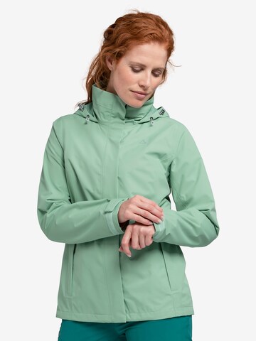 Schöffel Outdoor jacket in Green: front