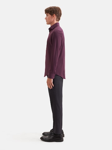 Coupe slim Chemise SEIDENSTICKER en rouge