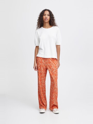 ICHI Regular Broek 'Aya' in Oranje