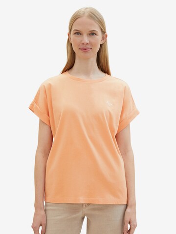 TOM TAILOR T-Shirt in Orange