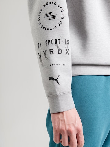 PUMA Bluzka sportowa 'PUMA X HYROX CLOUDSPUN' w kolorze szary