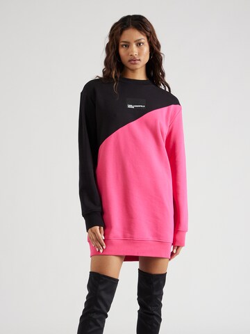 KARL LAGERFELD JEANS Dress in Pink: front