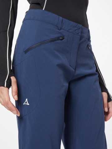 Schöffel Tapered Outdoor trousers 'Hestad' in Blue