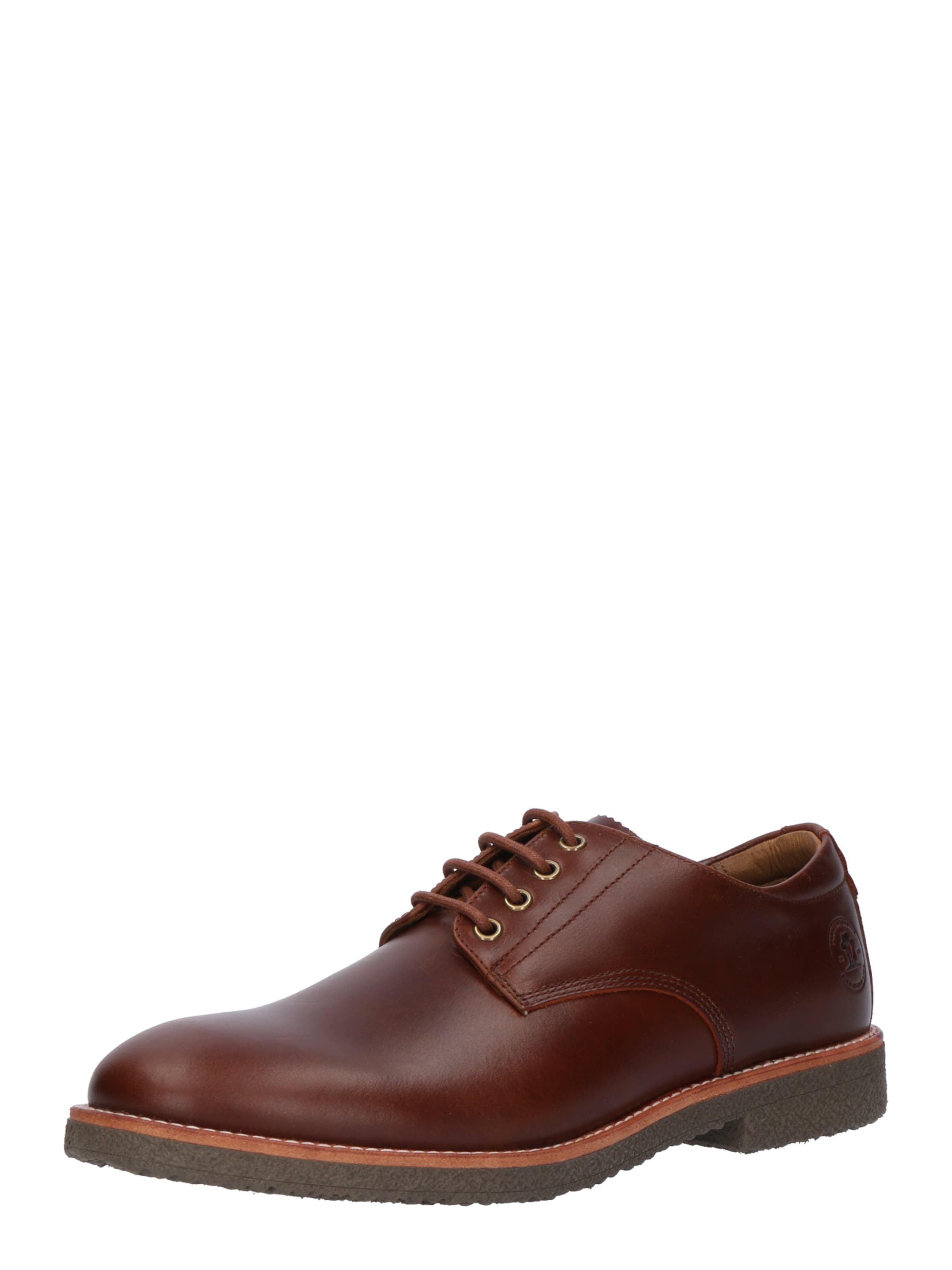 PANAMA JACK Lace-Up Shoes 'Gante C2' in Brown: front