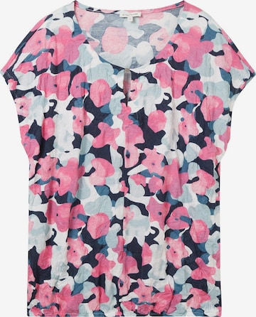 T-shirt TOM TAILOR en rose : devant