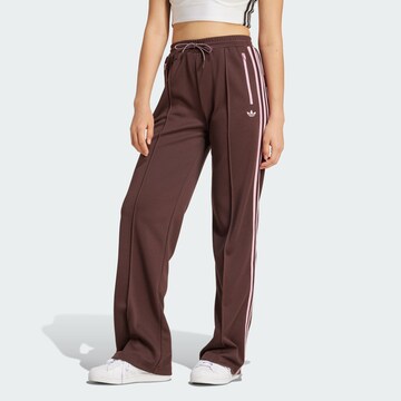 ADIDAS ORIGINALS Wide leg Pants 'Adicolor 70s Montreal' in Brown: front