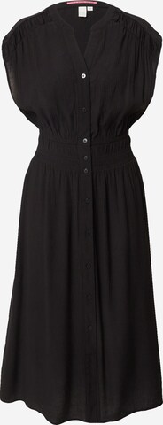 QS Shirt dress in Black: front