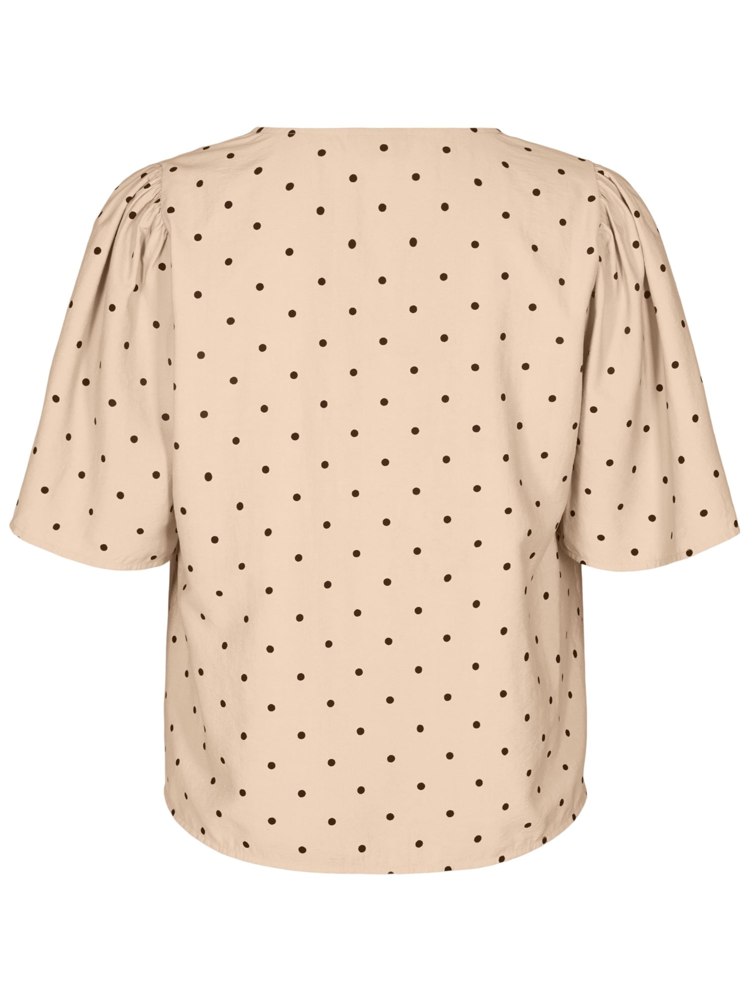 Zizzi Pluus 'Mdot', värv beež