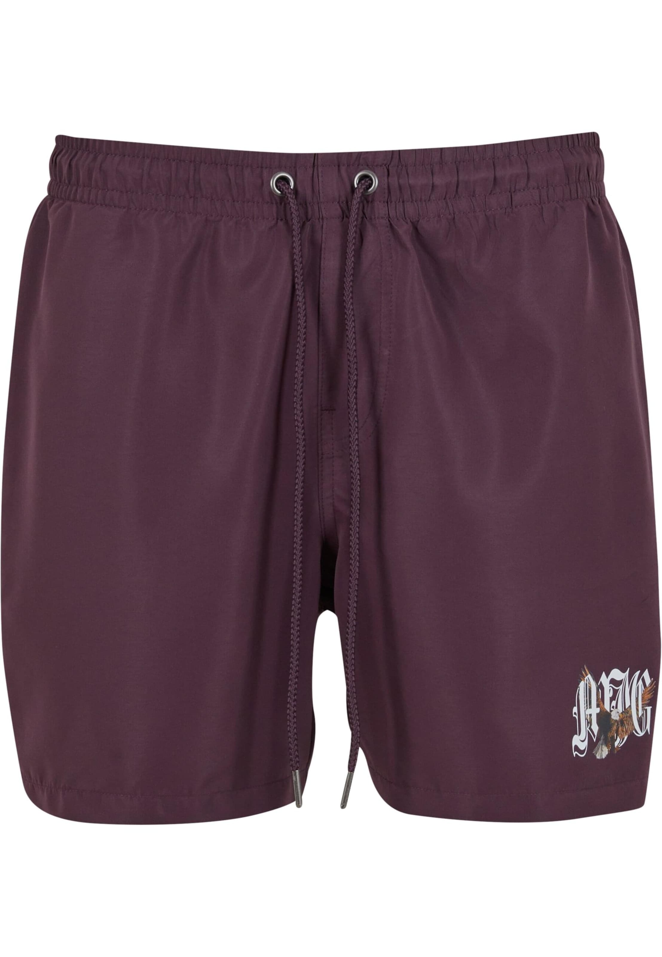 MJ Gonzales Plavecké šortky 'Lone Hunter' – fialová: přední strana
