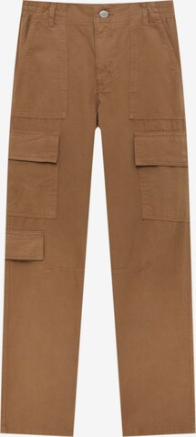 Pull&Bear Regular Hose in Braun: predná strana