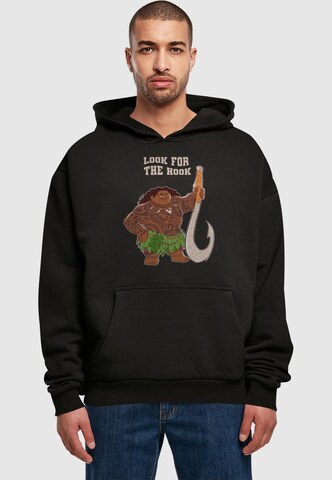 ABSOLUTE CULT Sweatshirt 'Moana - Maui' in Schwarz: Vorderseite