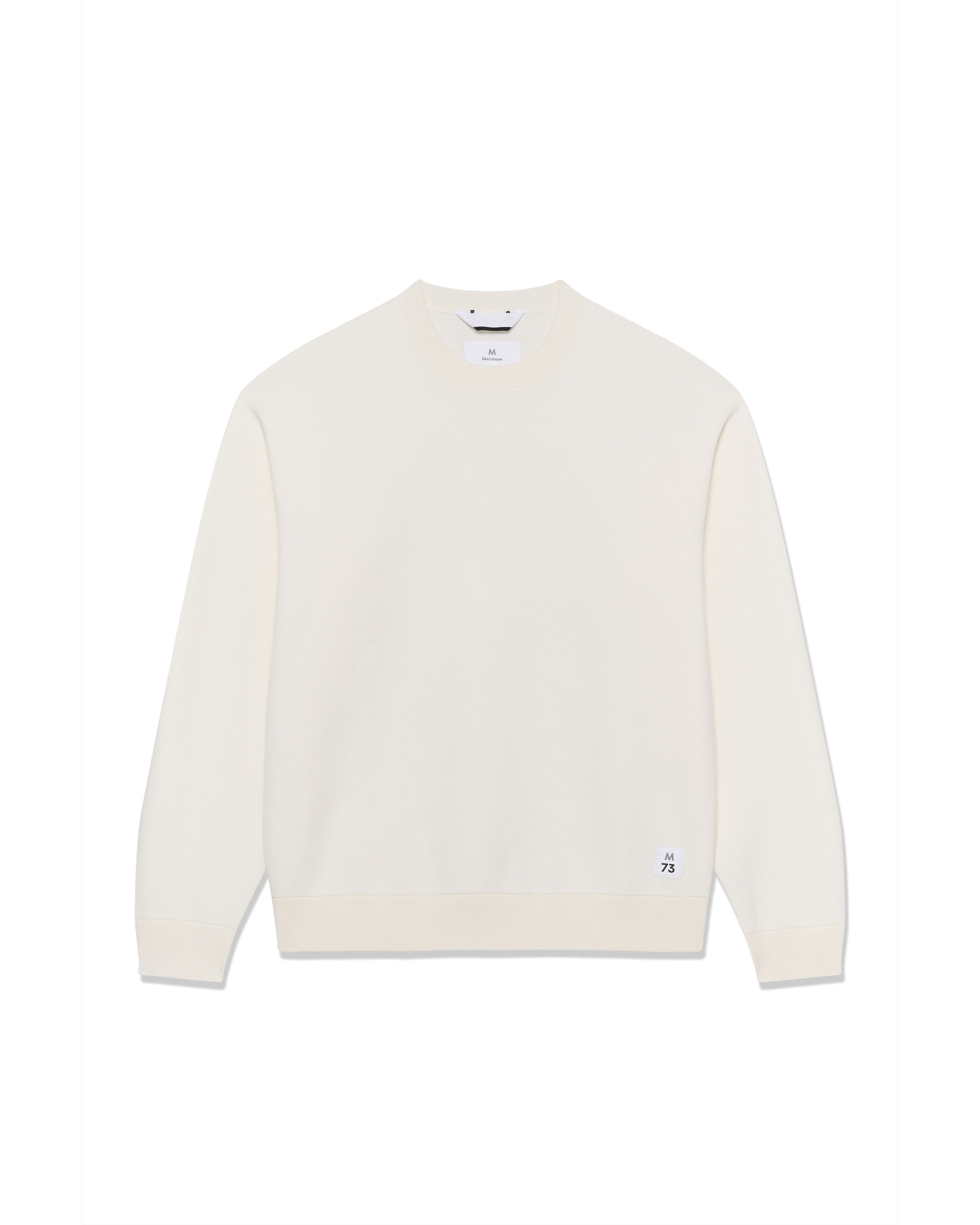 Matinique Pullover 'Sweatio 73' i hvid: forside