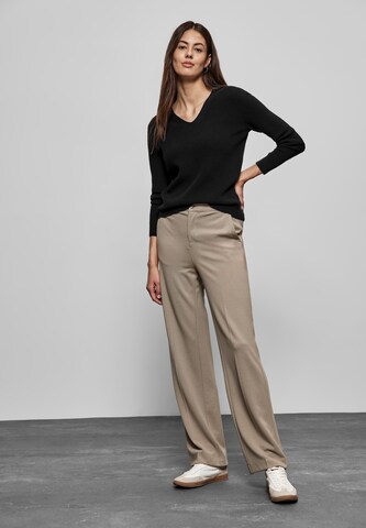 STREET ONE Pullover in Schwarz