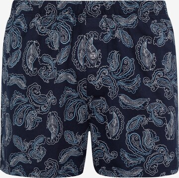 Hanro Boxer shorts ' Fancy Jersey ' in Blue: front