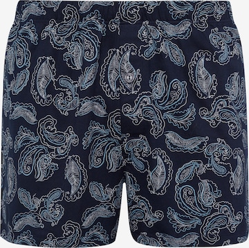 Hanro Boxershorts ' Fancy Jersey ' in Blauw: voorkant