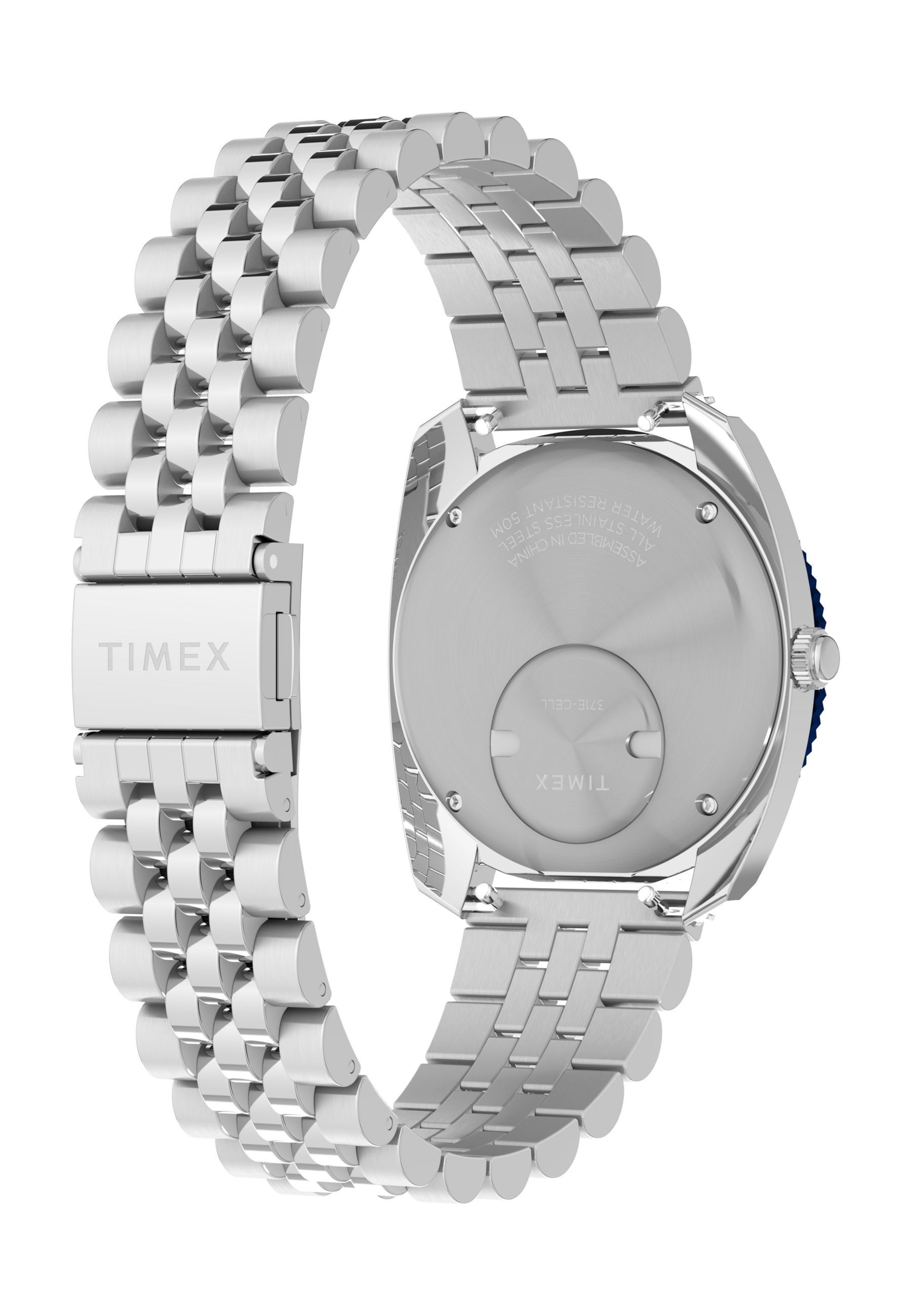 TIMEX Analog Watch 'Q Timex® 1971 Velocity' in Silver