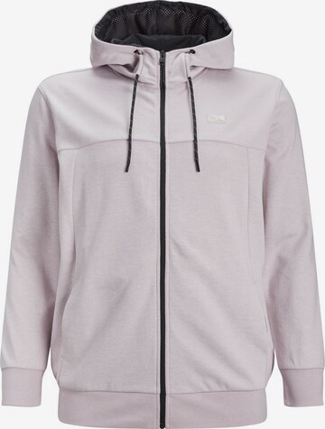 Jack & Jones Plus Sweatjakke 'Air' i lilla: forside