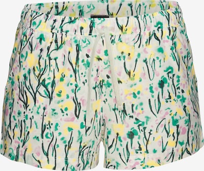 VIVANCE Pantalon de pyjama 'Dreams' en jaune / vert / rose / noir / blanc, Vue avec produit