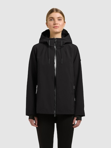 khujo Jacke 'WREM' in Schwarz: Vorderseite