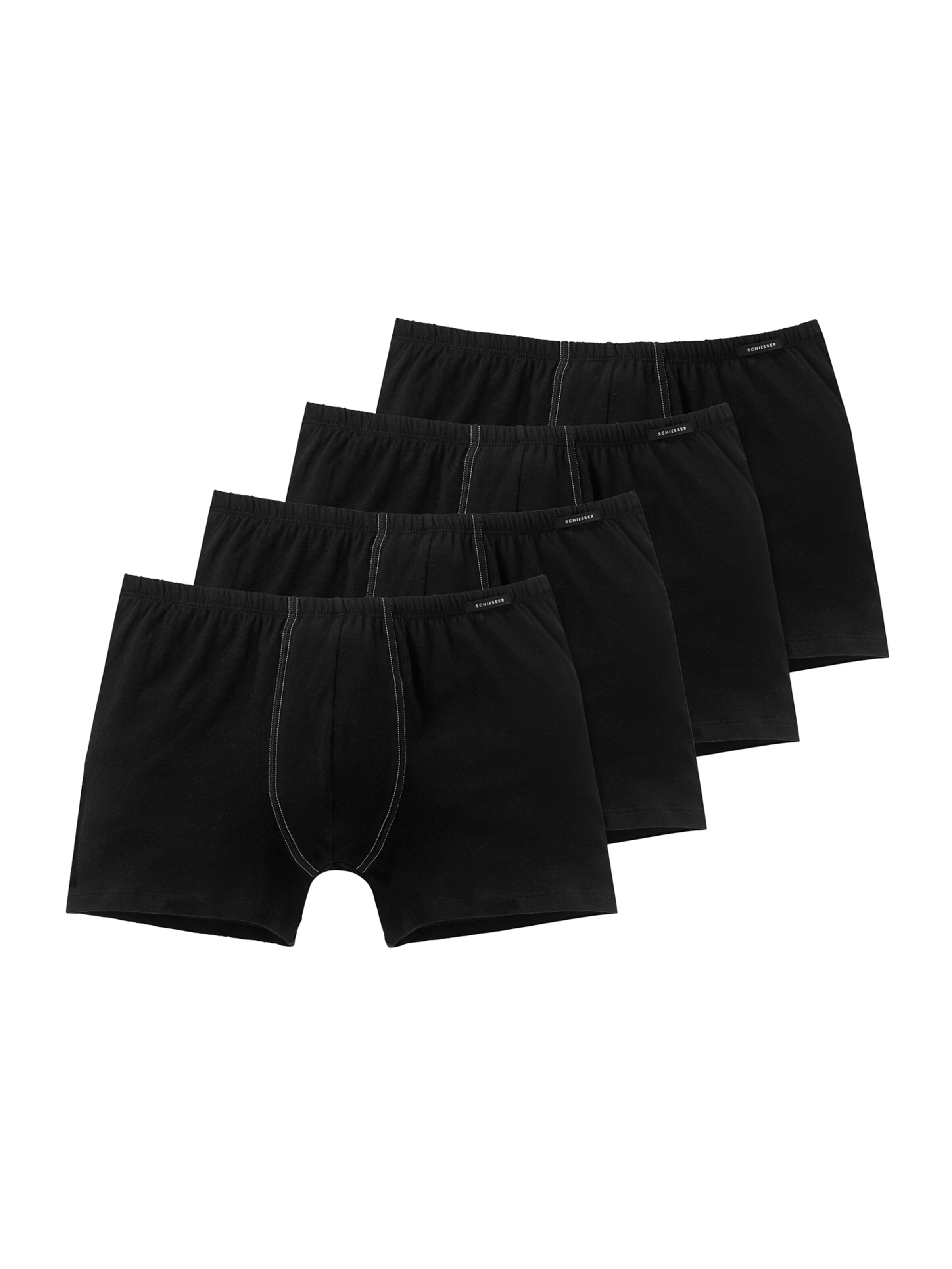 SCHIESSER Retro Boxer ' Essentials ' in Schwarz: Vorderseite