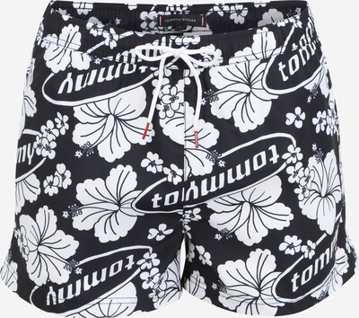 Tommy Hilfiger Underwear Badeshorts in dunkelblau / rot / weiß, Produktansicht