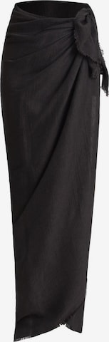 Emilie collection Strandtuch 'Pareo' in Schwarz: Vorderseite
