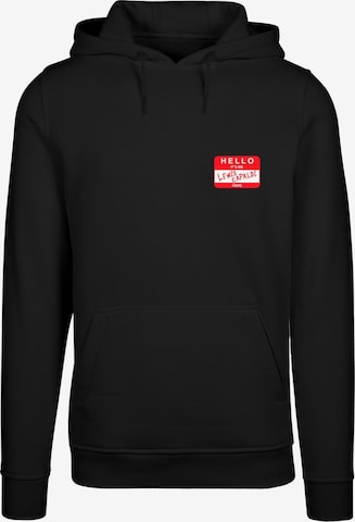 Merchcode Sweatshirt 'Lewis Capaldi - Hello it's me' in Black: front