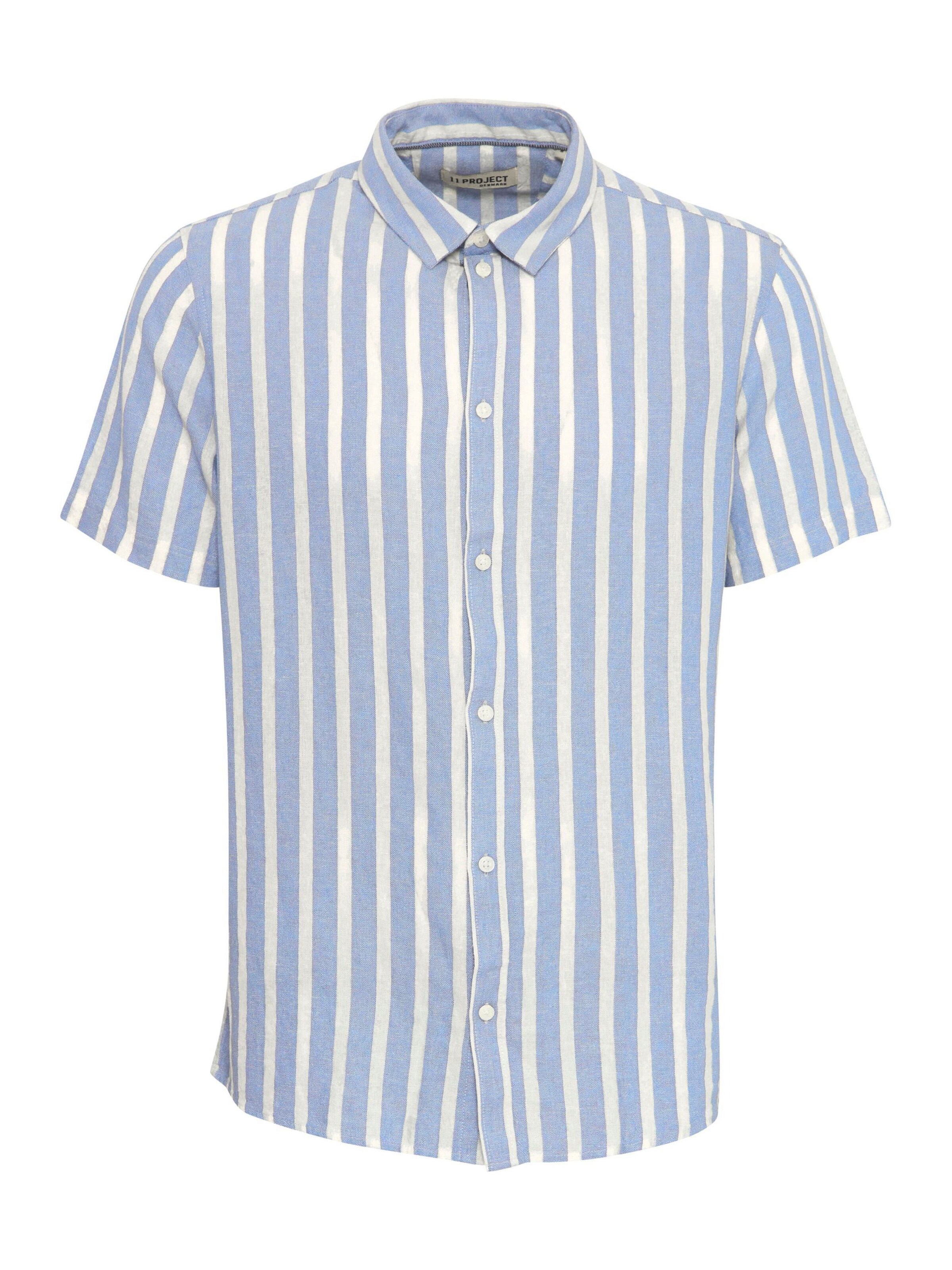11 Project Button Up Shirt ' PROCHY ' in Blue: front