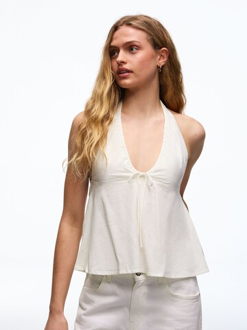 Bershka Toppi värissä valkoinen: etupuoli