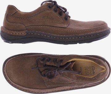 CLARKS Flats & Loafers in 40 in Brown: front