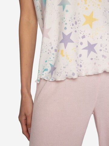 PJ Salvage Pajama shirt 'Star Splatter' in White