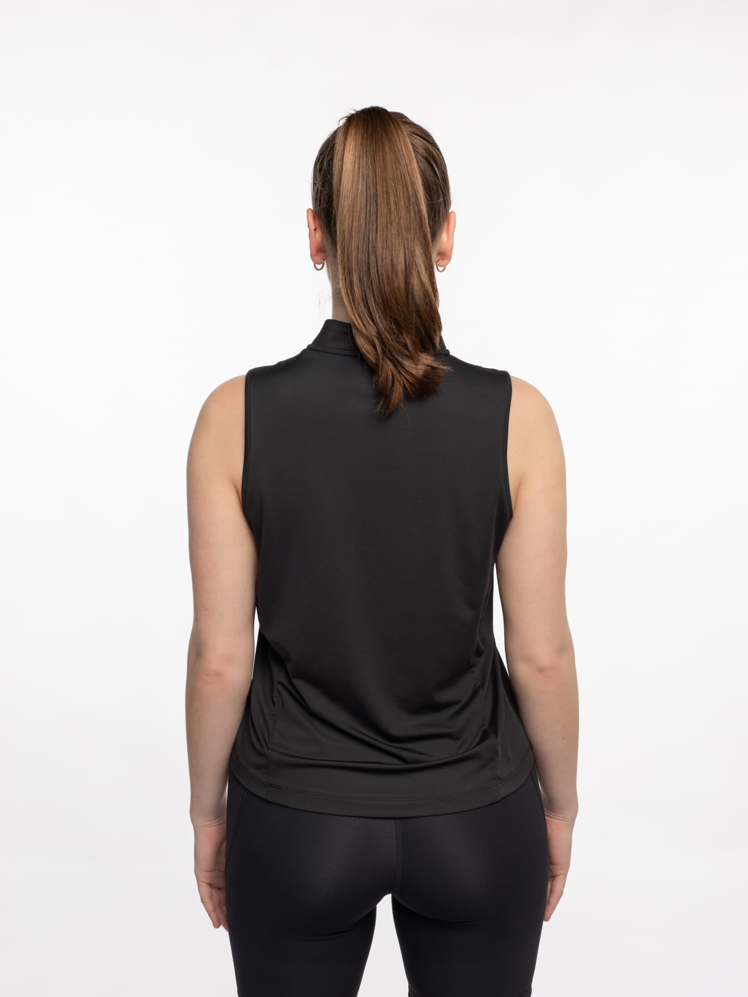mymotus Sports top 'mymotus®, performance top with zipper, black YW12' in Black