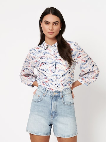 Chemisier 'Pia' DESOTO en mélange de couleurs : devant