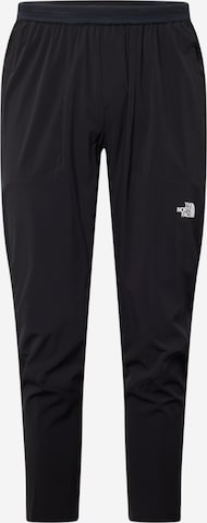 THE NORTH FACE Tapered Ulkoiluhousut 'SUNRISER' värissä musta: etupuoli