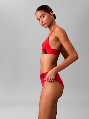 Calvin Klein Swimwear Bikini Bottoms 'Intense Power' in Red