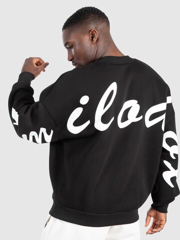 Smilodox Sweatshirt ' Liquid Brail ' in Black