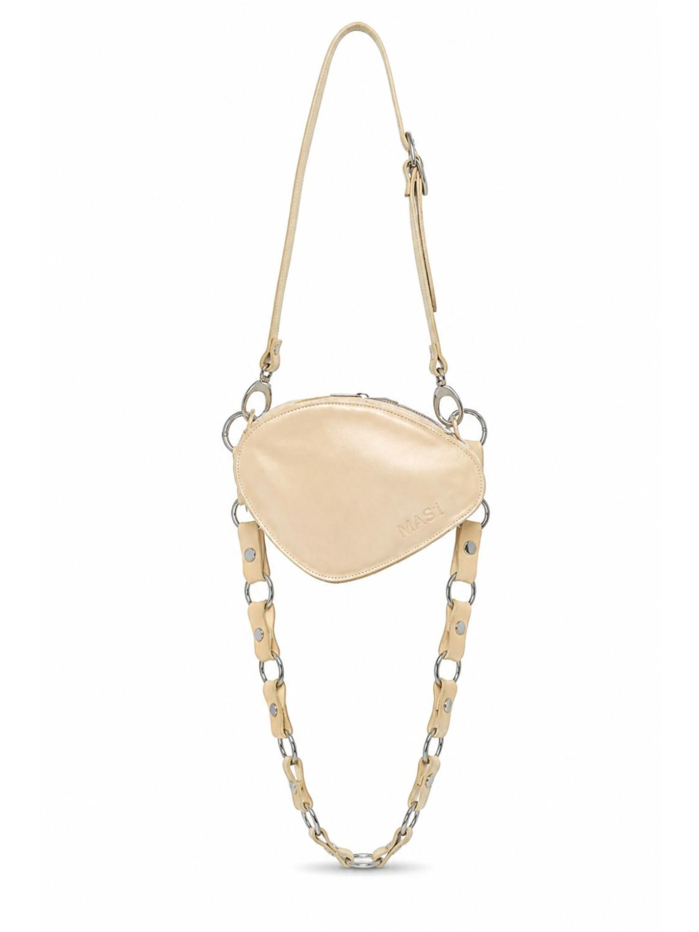 MAS1 Crossbody bag 'Trotter x Duo' in Beige: front