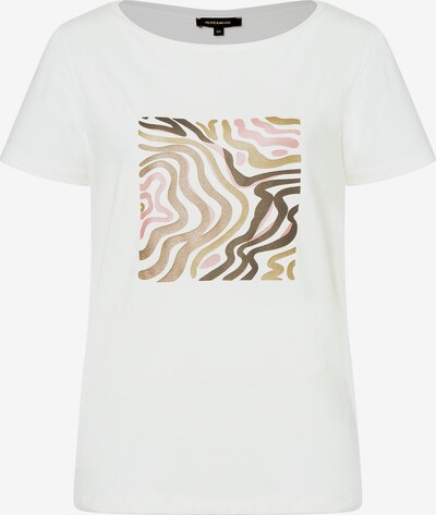 MORE & MORE T-Shirt in beige / hellbraun / gold / rosa, Produktansicht