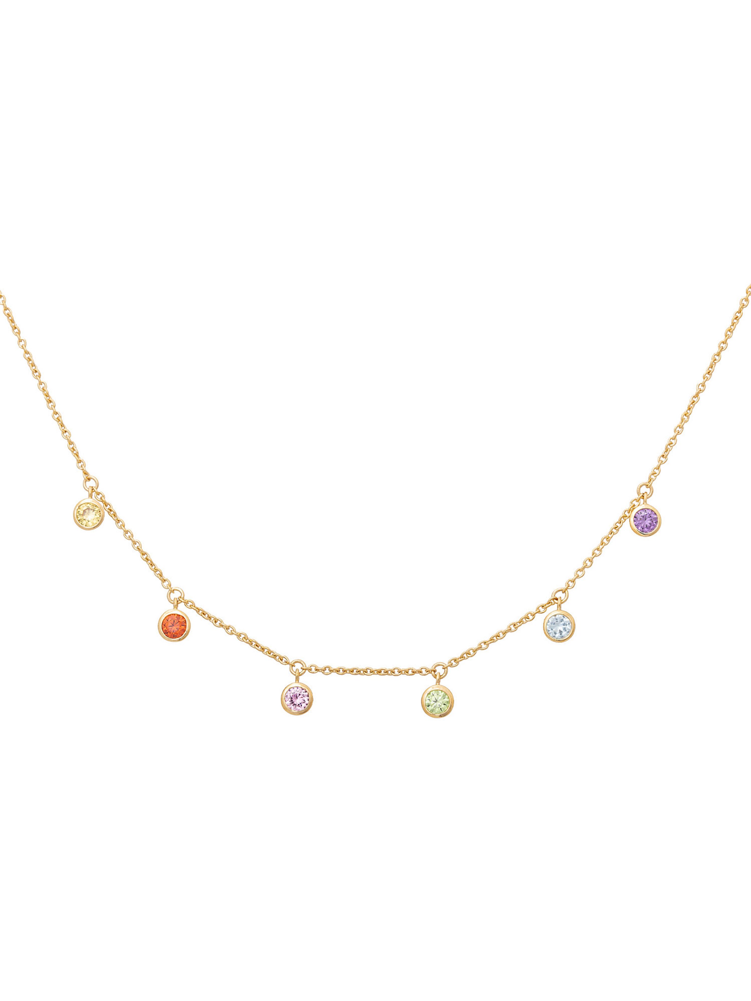 Chaîne caï en or : devant