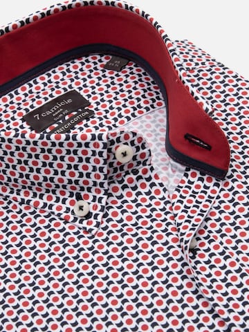 7Camicie Slim Fit Businesshemd 'Leonardo'‌‌‌ in Weiß